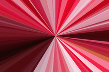 Red Abstract Rays Background. Colorful Stripes Beam Pattern. Stylish Illustration Modern Trend Colors.