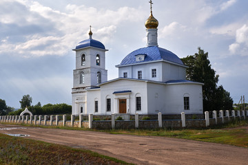 Village Church in the sun