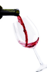 Wall Mural - Red wine pouring