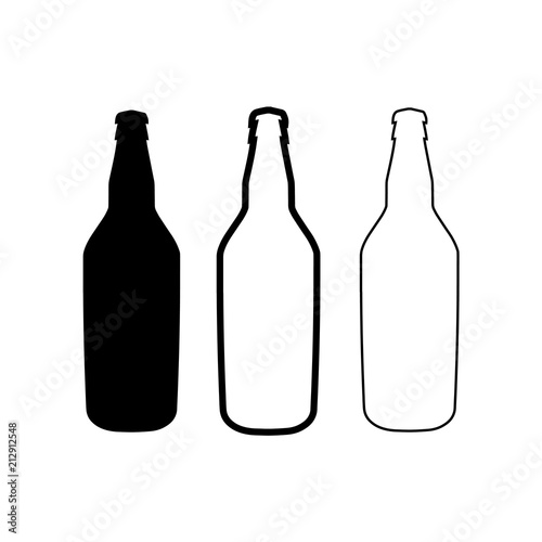 Beer Bottle Vector Icons Buy This Stock Vector And Explore Similar Vectors At Adobe Stock Adobe Stock