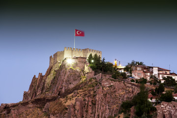 Wall Mural - Ankara Castle, Ankara capital city of Turkey 