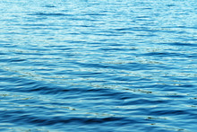 Blue Water Surface With Wave Crests As A Graphic Resource