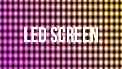 Leinwandbilder - Creative vector illustration of led screen macro texture isolated on transparent background. Art design rgb diode seamless pattern. Abstract concept graphic television projection display element.