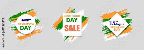 Indian Independence Day Background 15 Th August Sign Sale For
