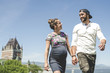 © Louis-Photo - Pregnant couple portrait outside in Quebec city