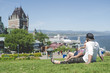 © Louis-Photo - Pregnant couple portrait outside in Quebec city