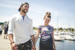 © Louis-Photo - Pregnant couple portrait outside in the neighborhood