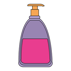 Poster - bottle soap product icon vector illustration design