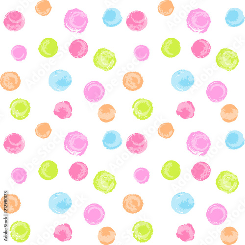 Tapety Kropki styl-recznie-rysowane-polka-dot-bez-szwu