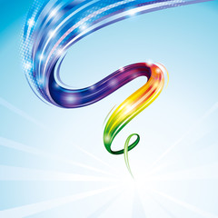 Aufkleber - Abstract background of technology connection broadband.