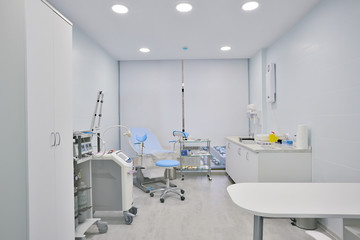 genicology room, clinic medicine, modern office of women's health, genicology hospital