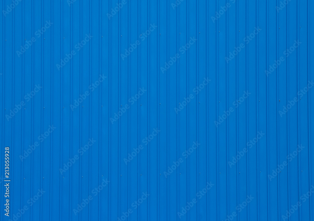 blue metal sheet panel, blue corrugated background and texture. Stock ...