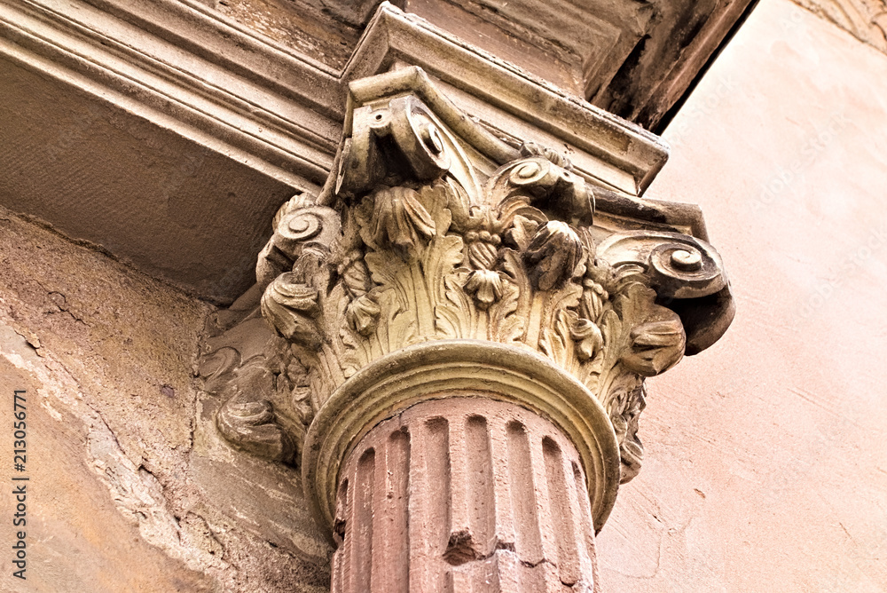 Historic column or pillar in architecture and structural engineering is ...