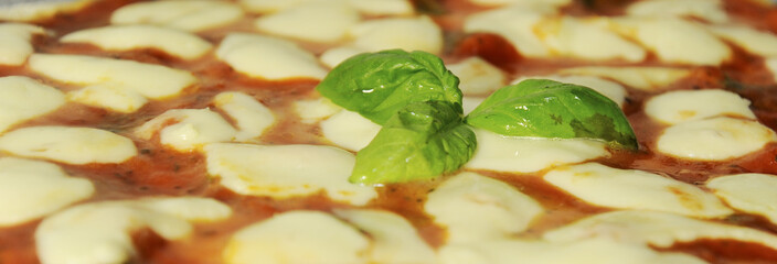 close-up of a pizza - detail of a pizza. Amalfi coast, italy