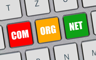 domain name registration / keyboard