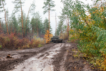 Ukraine Donbass military conflict armed forces and tanks to protect freedom and independence