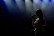 © nagaets - Singer woman on stage