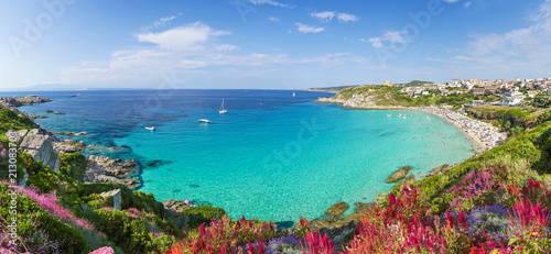 Fotomural Rena Bianca beach, north Sardinia island, Italy