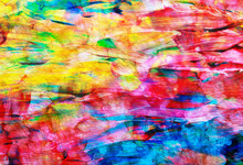 Art Abstract Bright Rainbow Oil Pattern Background, Selective Focus