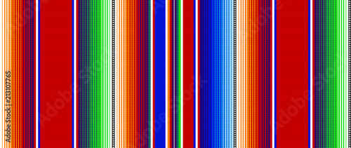 Fotomural Blanket stripes seamless vector pattern