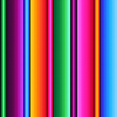 Aufkleber - seamless mexican rug pattern