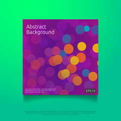 Poster - abstract colorful cover template with gradient shape composition design concept background vector illustration.