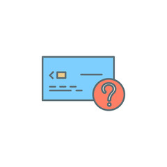 Poster - search credit card pin dusk style line icon. Element of banking icon for mobile concept and web apps. Dusk style search credit card pin icon can be used for web and mobile