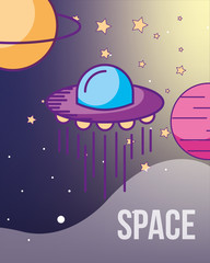 Sticker - space galaxy cosmic card