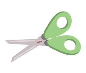 Sticker - scissors utensil icon