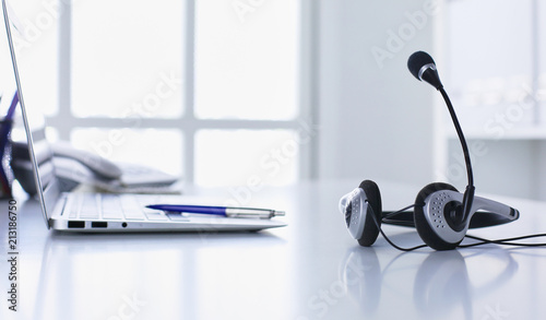 Communication Support Call Center And Customer Service Help Desk