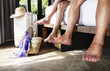 © Rawpixel.com - Close up of legs of a senior couple in a bedroom