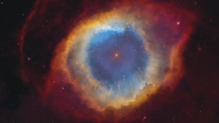 Wall Mural - space journey into deep space. andromeda galaxy dynamic helix nebula space background