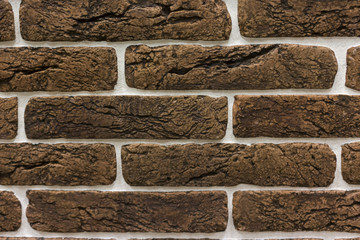 Wall Mural - stone bricks white seams wall pattern texture background