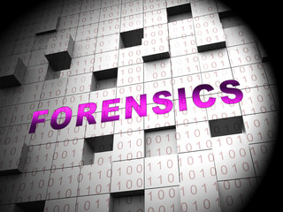 Cyber Forensics Computer Crime Analysis 3d Rendering