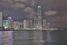 A Central Business District In HK At Wan Chai
