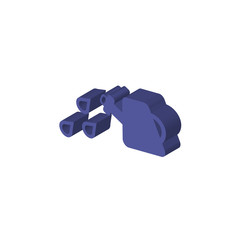 Wall Mural - Watering Can isometric right top view 3D icon