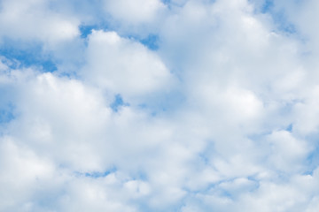 Wall Mural - pastel blue sky cloud beautiful nature background.