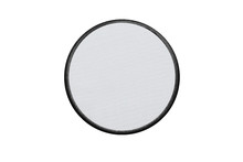 Blank Circle Logo Patch On White Background