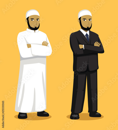 Manga Muslim Man Cartoon Vector Illustration Buy This Stock Vector And Explore Similar Vectors At Adobe Stock Adobe Stock