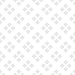 Wall Mural - White and grey polka dot seamless pattern, geometric retro backg