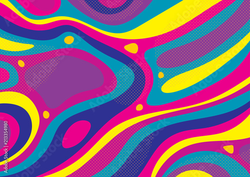 Creative geometric colorful background with patterns. Collage. Design for pri...