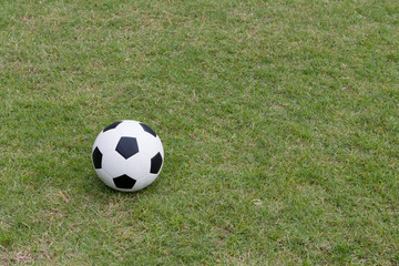 soccer ball on soccer field