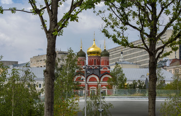 architecture, monastery, Church, domes, crosses, temple, interior, walls, old, ancient,