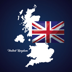 Canvas Print - united kingdom country flag