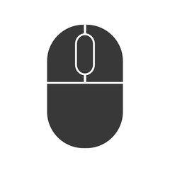 Poster - Modern computer mouse icon isolated on white background – stock vector