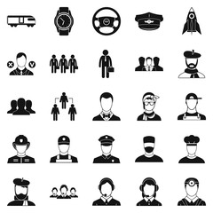 Poster - Prosperity icons set. Simple set of 25 prosperity vector icons for web isolated on white background