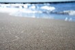 Strand als Hintergrund