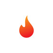Fire logo or icon design template
