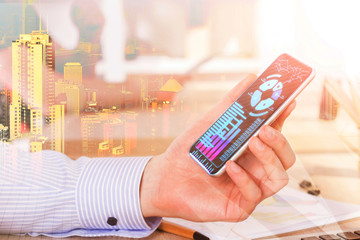 Poster - online trading smartphone application