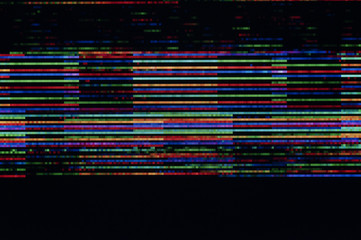 Fototapete - Pixel pattern of a digital glitch / Abstract background, pattern of a digital glitch.